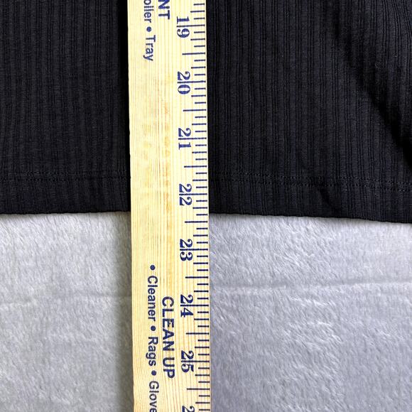 NWOT Y2K Love To Lounge Ribbed Knit Henley Women's Large Twilight Cozy Grunge - Picture 8 of 8